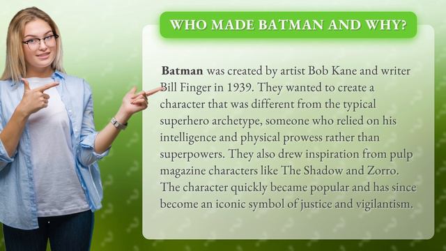 Who made Batman and why? смотреть онлайн