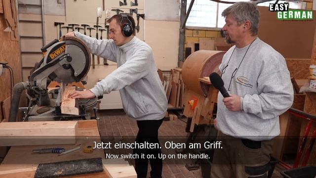 Visiting a Typical German Carpentry Workshop | Super Easy German 189 смотреть онлайн