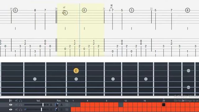 Guitar Tab - Shirohae (Naruto Shippuuden) - Duet OST Fingerstyle Tutorial Sheet Lesson #Anp