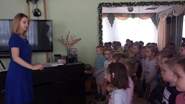 Музыкальное занятие с детьми старшей группы в ДОУ. Музыкальный руководитель Ершова Т.А. смотреть онлайн