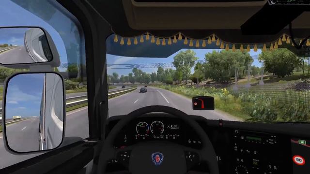 [ETS2 v1.26] White Lady | Scania r730 смотреть онлайн