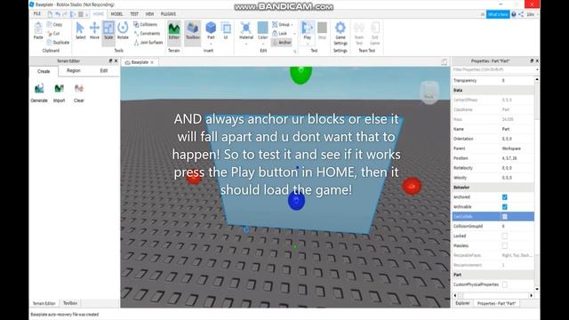How to make a walk through block - Roblox studio tutorial смотреть онлайн