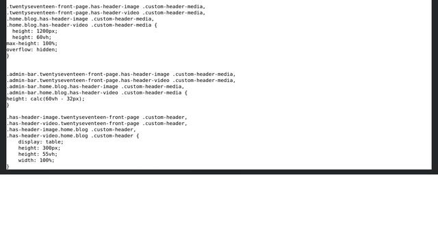 Wordpress: Changing Header scroll height for Twenty Seventeen theme on ALL pages смотреть онлайн