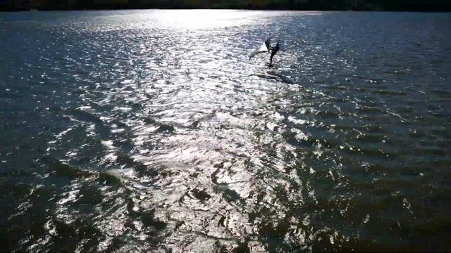 Wingfoil jibe session. смотреть онлайн
