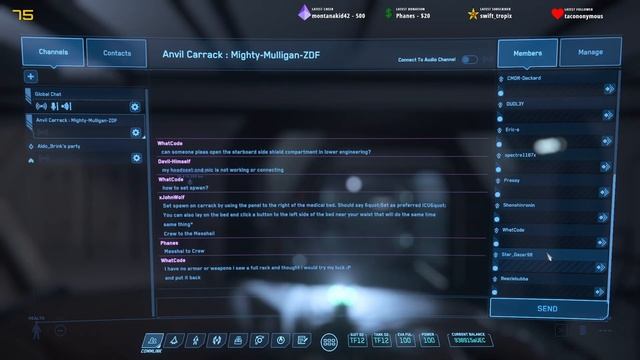 Star Citizen RP Carrack Voyage смотреть онлайн
