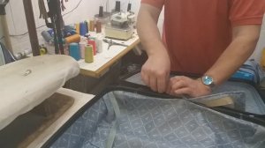 Установка бегунка в чемодане, Заклепочная Барановичи