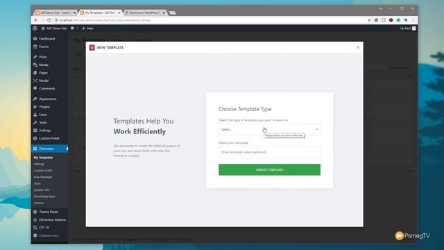 Custom Post Types And Advanced Custom Fields & Elementor Pro смотреть онлайн