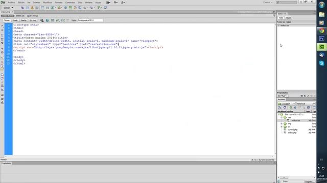 Curso PHP web anuncios - 2. Bloques con html5 смотреть онлайн