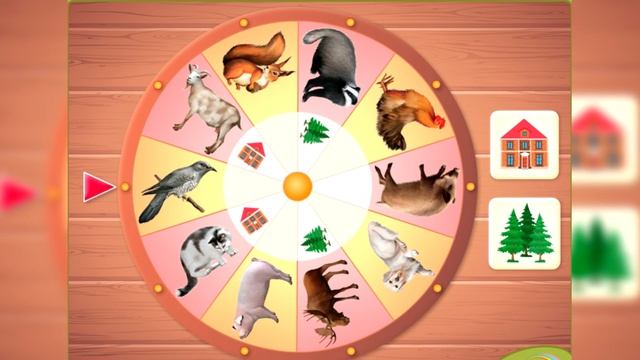 Развивающая игра. Каким является животное диким или домашним смотреть онлайн