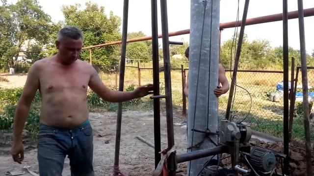 Самодельная буровая установка d300!!! смотреть онлайн