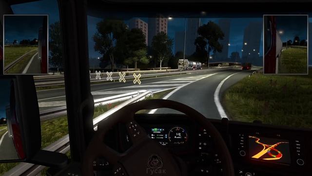 РЕЙС В РОССИИ НА 2400 КМ! - Euro Truck Simulator 2 смотреть онлайн