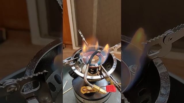 Примус BRS 12A на Уайт спирите. смотреть онлайн