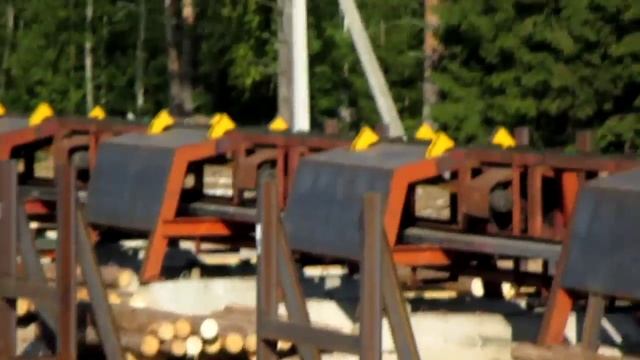 Линия раскряжевки и сортировки тонкомерного пиловочника смотреть онлайн