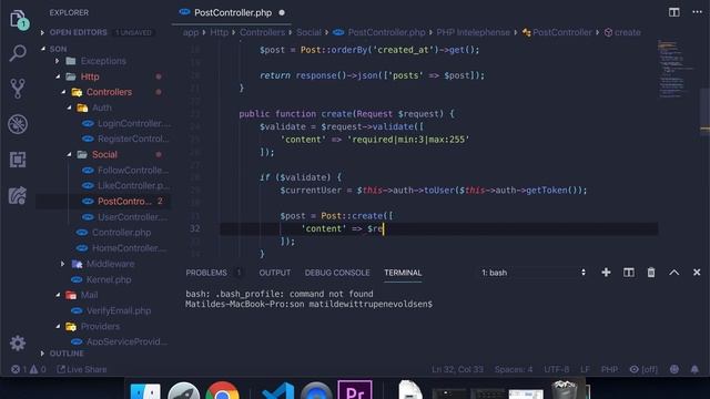 #Laravel how to make a social network with #Vue | Create Post смотреть онлайн