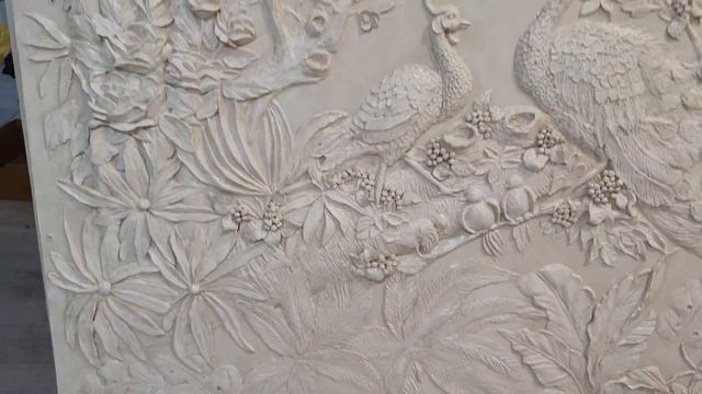 Барельеф райский сад (павлины) смотреть онлайн