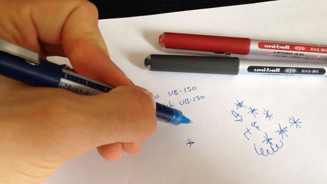 JAPANESE uni-ball MITSUBISHI UB-150 pen review! смотреть онлайн