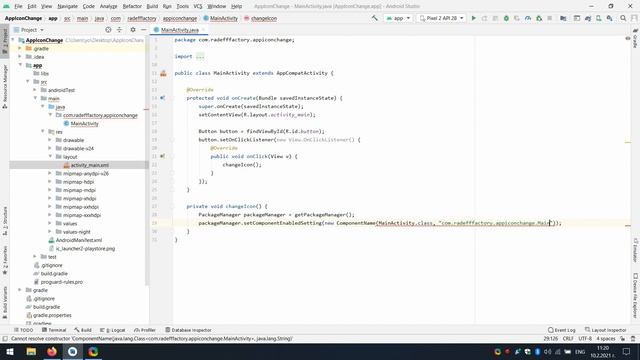 Change App Icon Programmatically in Android Studio смотреть онлайн