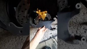 Установка дискового тормоза на скутер