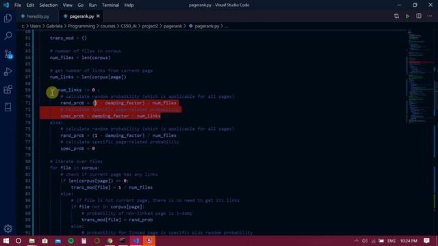 Project 2.a: pagerank.py - CS50 AI смотреть онлайн