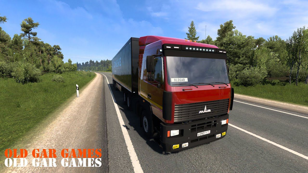 Euro Truck Simulator 2 (ETS 2) - Рейсы на МАЗе 6430 А8 по России, Беларуси, Казахстану. Сборка модов смотреть онлайн
