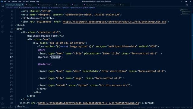 Laravel 8 Form Validation смотреть онлайн