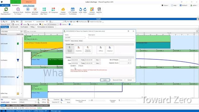 How to Adjust Production Schedule for Labor Shortage in PlanetTogether – Life Sciences Edition смотреть онлайн