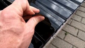 Навес из прозрачного шифера