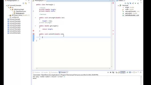 CIS 1500 - Winter 2014 - Java I - Lecture 10 смотреть онлайн