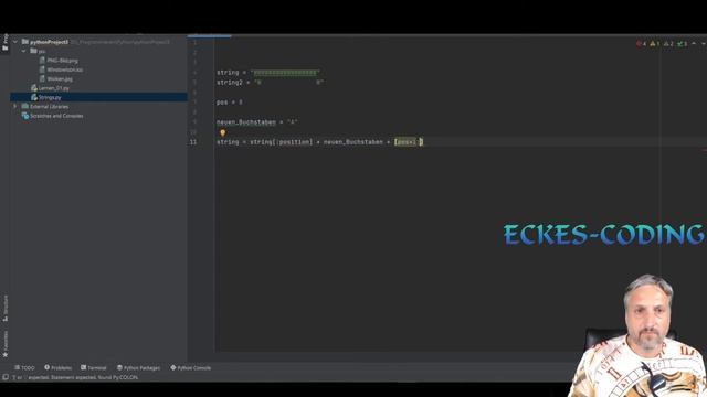 Python - einen String an einer bestimmten Position ändern смотреть онлайн