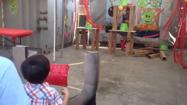 Big Angry Bird play set for Cole's 6th Bday смотреть онлайн