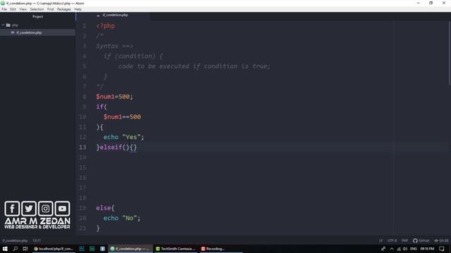 [ تعلم PHP ] درس #11 - ما هي الـ الجمل الشرطية "IF, Else, IFElse" في PHP ؟ + تطبيق عملي смотреть онлайн