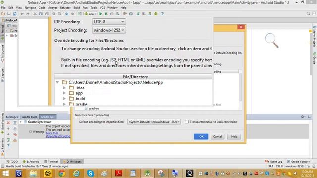 Gradle synchronization issue: mismatch encoding смотреть онлайн