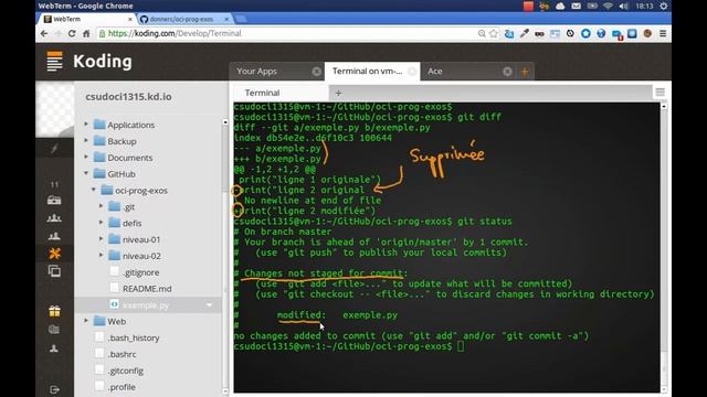 Koding : 04 - les bases de git смотреть онлайн