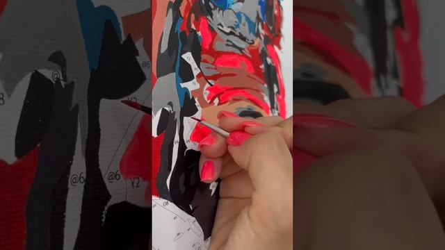 Рисуем КАВСА ПО НОМЕРАМ #картинапономерам #картиныпономерам #paintbynumberday смотреть онлайн