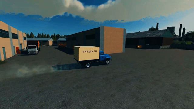 Farming Simulator 19 CoursePlayAutoDrive Карта Село Ягодное Мукомольный Завод.