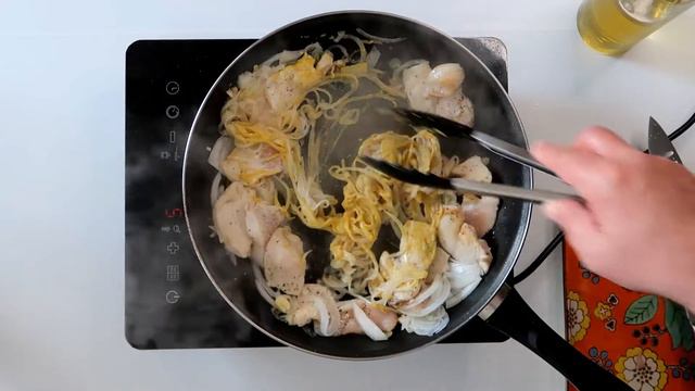 Creamy chicken lemon cream pasta, easy to make and delicious смотреть онлайн