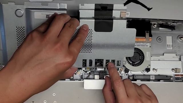 Lenovo Ideacentre AIO 520S-23IKU F0CU Disassembly RAM SSD Hard Drive Upgrade Replacement Repair