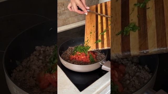 помидоры фаршированные фаршем и запечённые в духовке