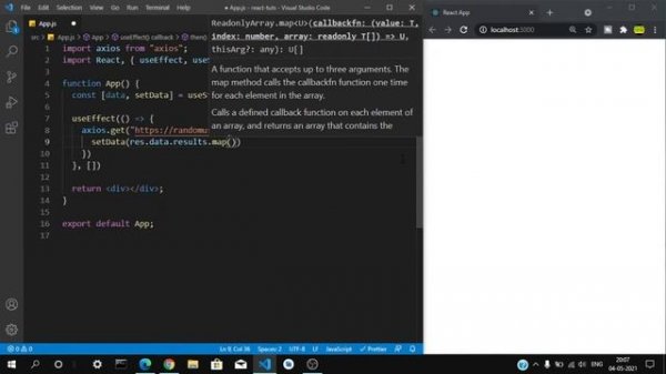 Axios in React || React tutorial series