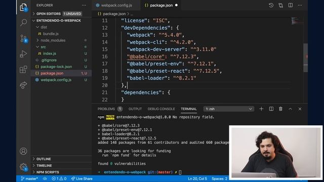 Você ENTENDE REALMENTE o Babel e Webpack que roda em seus Projetos JavaScript? // AluraJS #3 смотреть онлайн