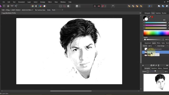 [Affinity Photo] Converting Photo into a Pencil Sketch смотреть онлайн