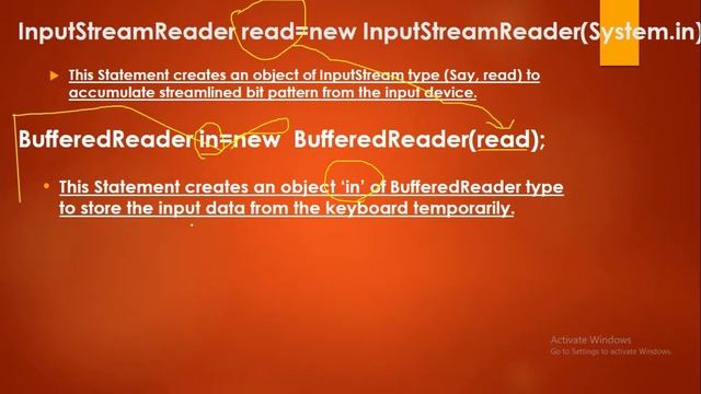 java by using stream classes(BufferedReader Class and InputStream class) смотреть онлайн