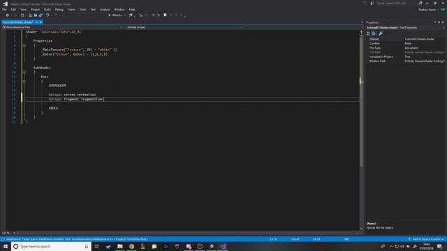 Writing Shaders In Unity - Basic Shader - Beginner Tutorial смотреть онлайн