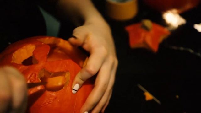 Тыквы на Halloween ( Хелоуин ). Джек фонарь смотреть онлайн