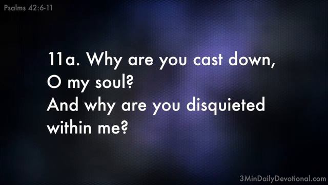 Psalms 42:6-11 (3minDailyDevotional) (#080) смотреть онлайн