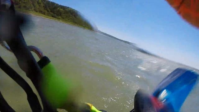 Кайтсерфинг на Изменчивом озере, Сахалин | Kitesurfing at Izmenchivoe lake, Sakhalin смотреть онлайн
