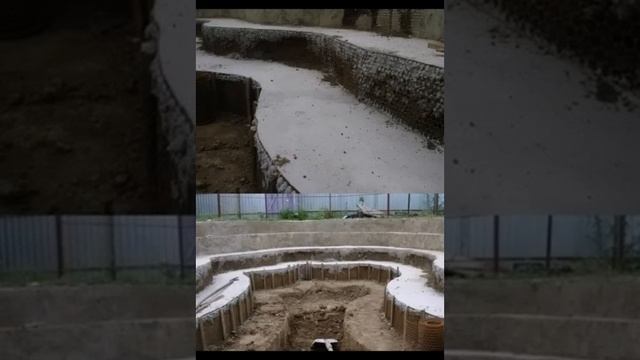 Как сделать шикарный бассейн на даче самому.How to make a gorgeous pool in the country itself смотреть онлайн