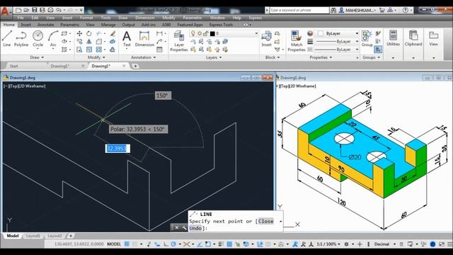 Iso-metric Drawing In AutoCAD for Beginners | Exercise 12 | Basics to Advance смотреть онлайн