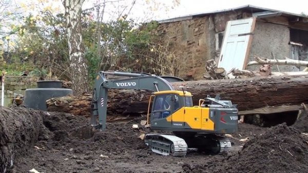 Rc Volvo EC 160 e with Sound & more