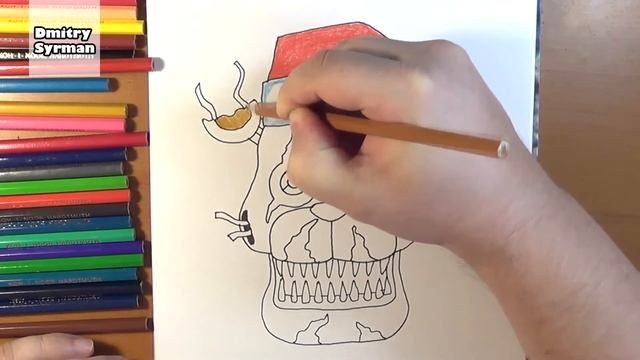 How to draw Nightmare Christmas Freddy, FNAF, Как нарисовать Кошмарного Фредди смотреть онлайн